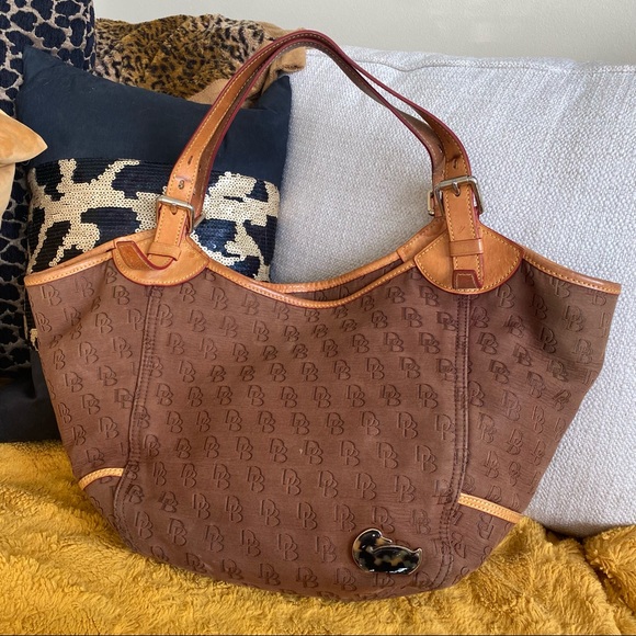Dooney & Bourke • Brown Oversized Tote - Picture 2 of 13